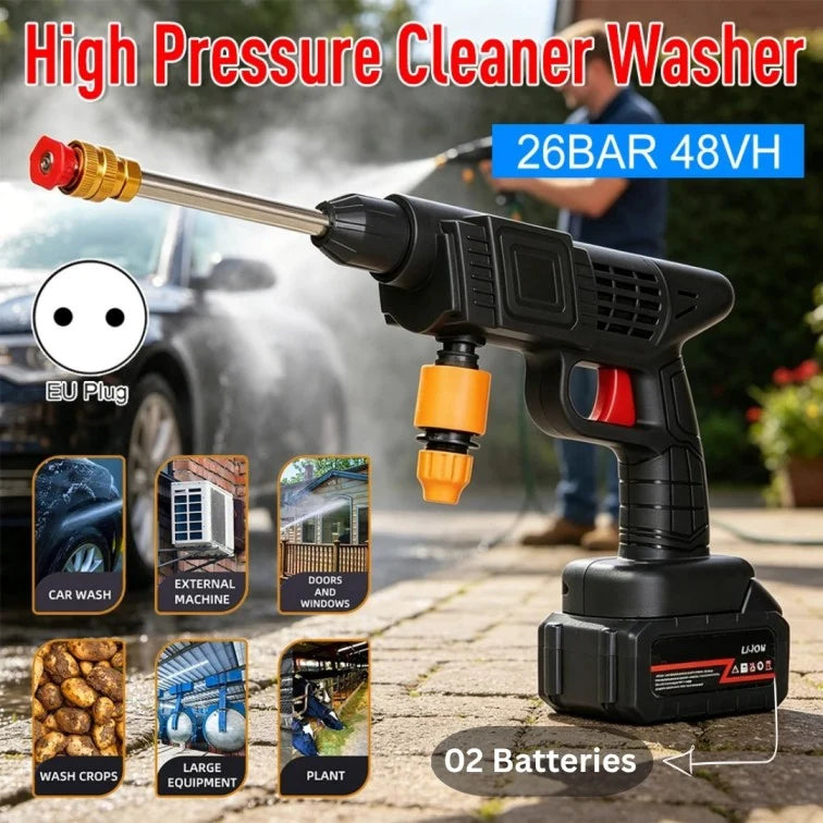 PowerJet™High Pressure Washer Gun | مسدس باور جيت عالي الضغط اللاسلكي (25 بار)