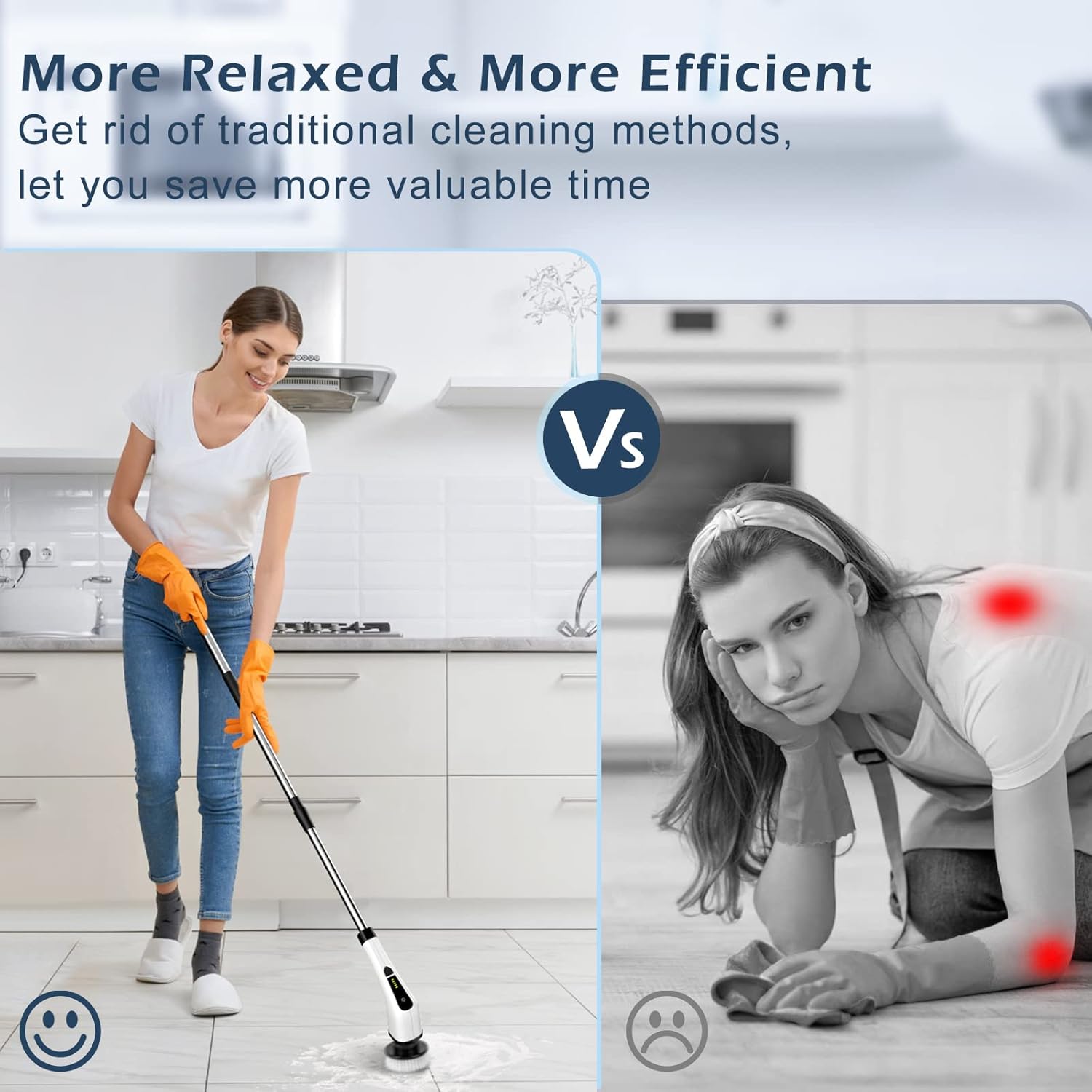 Cordless Electric Spin Scrubber