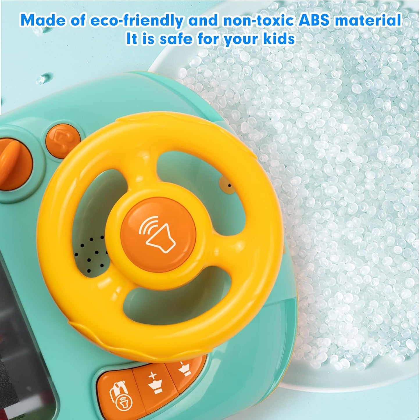Interactive Musical Steering Wheel Toy for Kids – Driving & Racing Learning Game (Ages 3+)