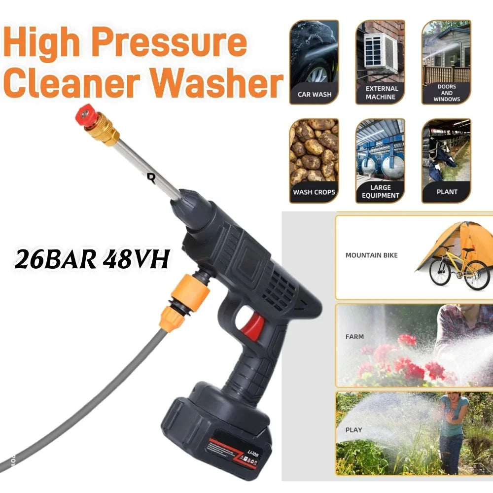 PowerJet™High Pressure Washer Gun | مسدس باور جيت عالي الضغط اللاسلكي (25 بار)