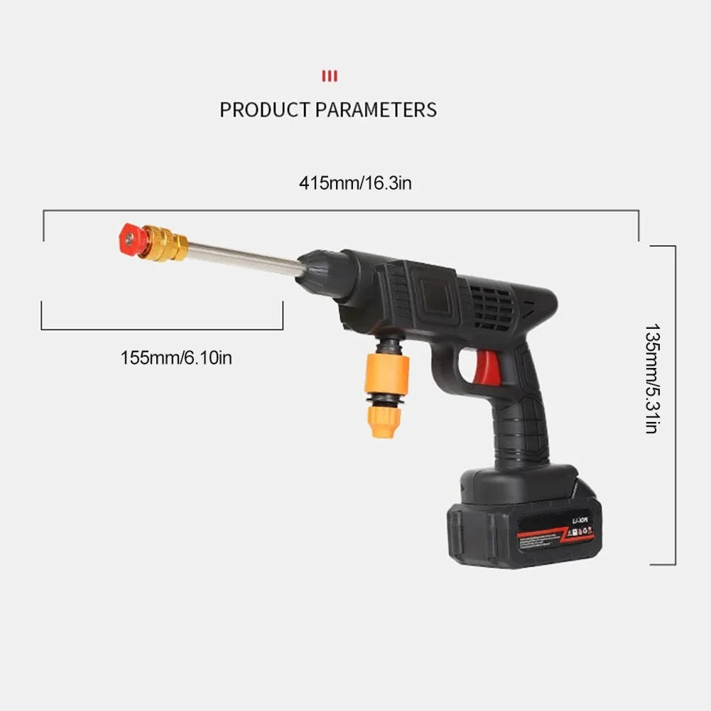 PowerJet™High Pressure Washer Gun | مسدس باور جيت عالي الضغط اللاسلكي (25 بار)